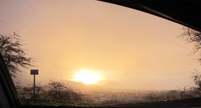 Sunrise at Diamond Head