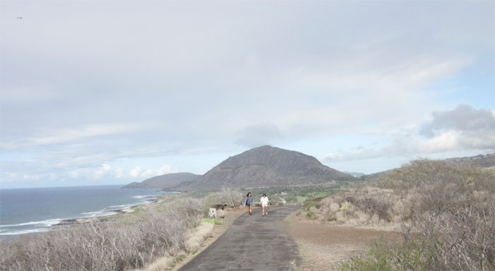 Back side of Koko Crater