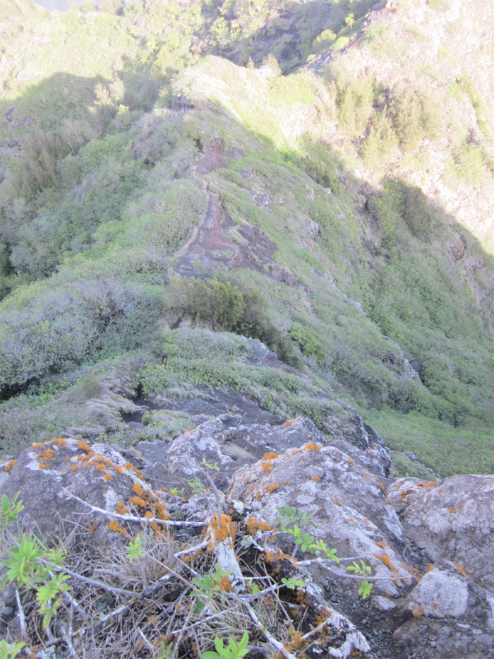 Going down to the next hill