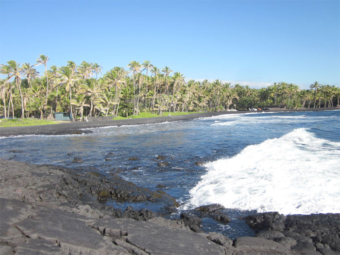 Punaluu Black Sand Beach
