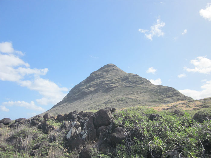 Hawaiian "pyramid"