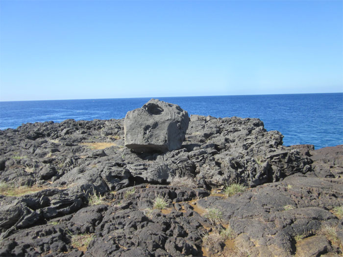 Canoe mooring rocks